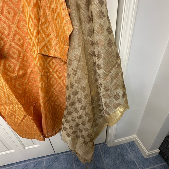 Sale‼️Rust Ikat Salwaar Kameez in 26” made of pure cotton with a lovely dupatta. - Picture 6 of 16